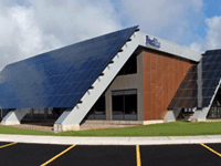 Lumos wall installation at Fed Ex