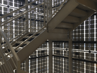 Lumos Solar - Stairwell daylighting installation
