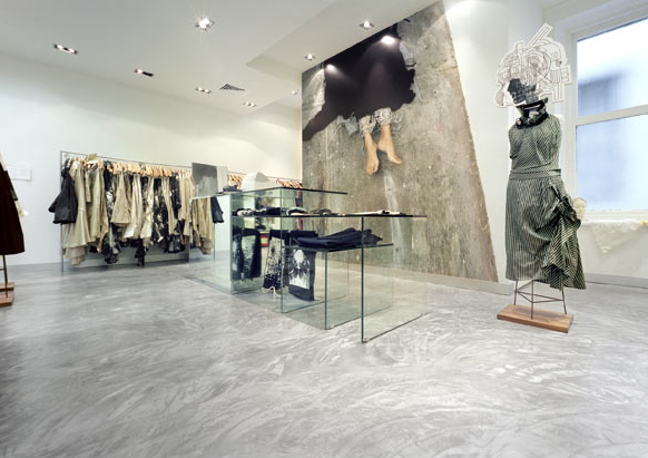 Semco retail store -seamless floors